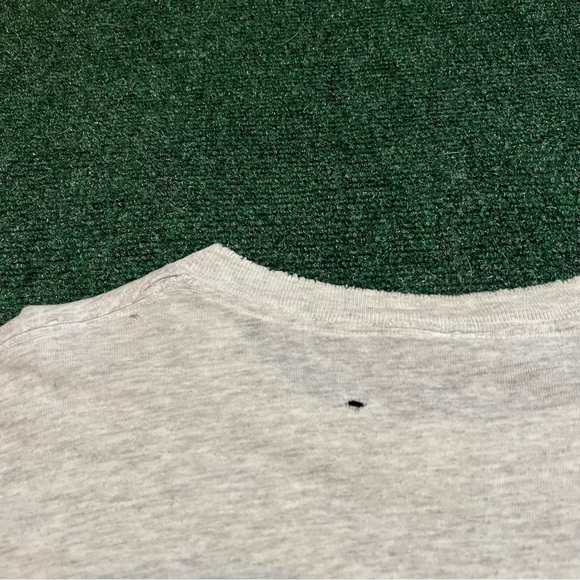Vintage 90s Washington Redskins Football Distressed Gray T Shirt Size XL 24X31 - Picture 8 of 11